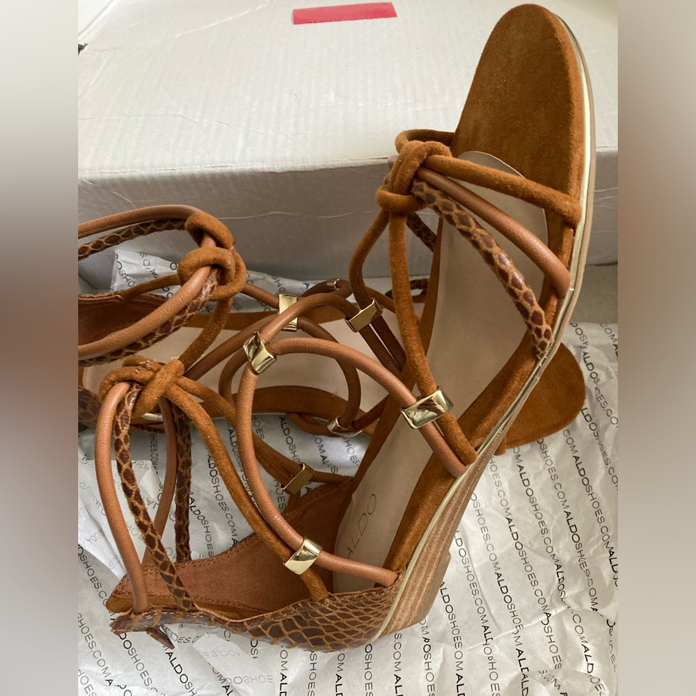 Aldo gladiator flat sandal